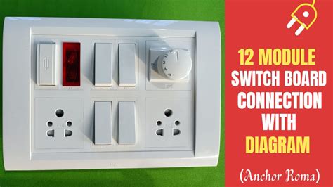 modular switch box electrical|12 module switch board price.